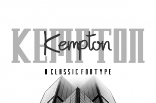 Kempton Font Download