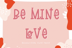 Be Mine Love Font Download