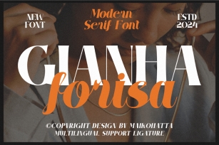 Gianha Forisa - Modern Serif Font Font Download