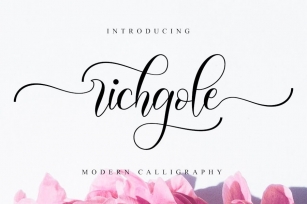 Richgole - Wedding Font Font Download